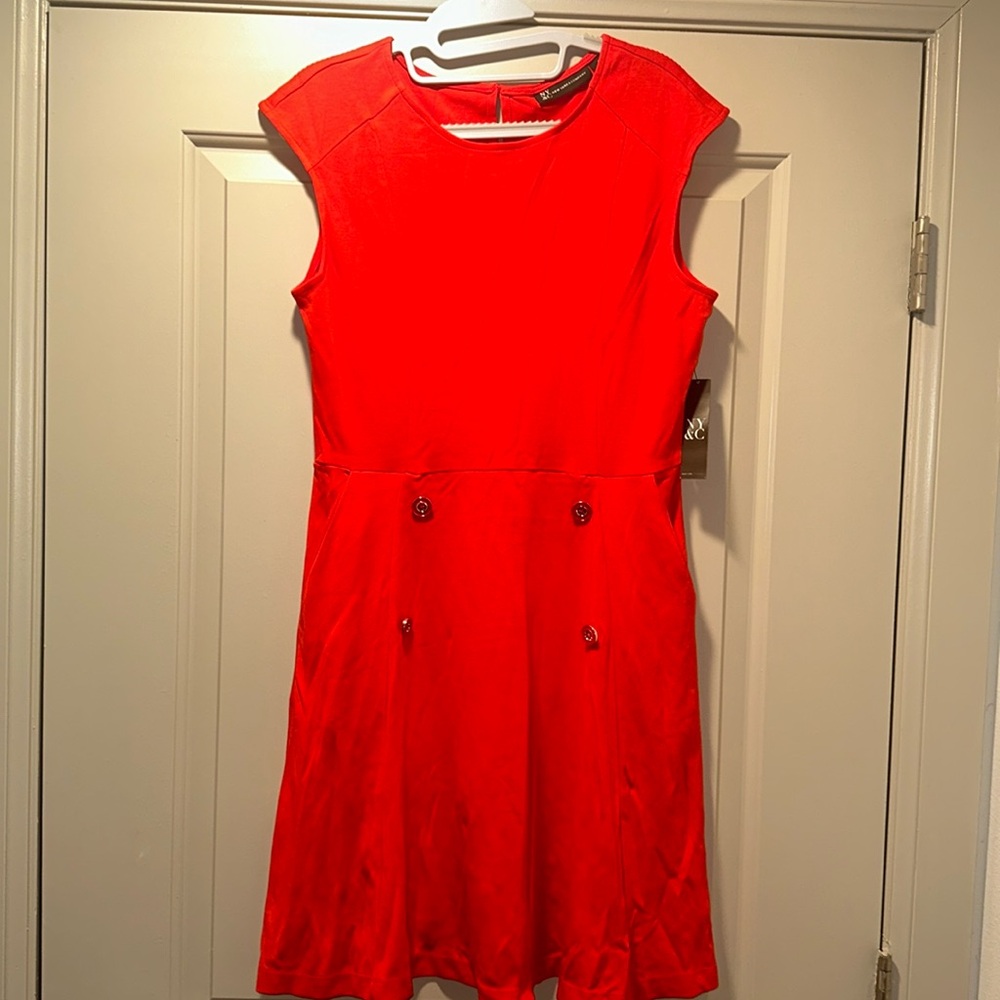Orange New York and Company dress